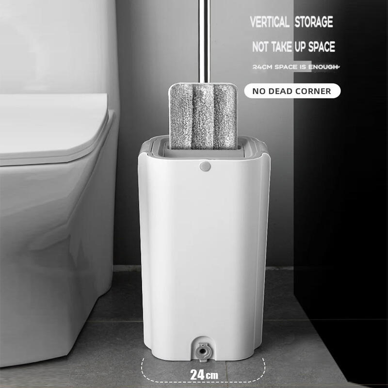 Fregona Plana Giratoria con Cubo y 3 Trapos de Microfibra | 360°